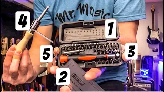 Top 5 Basic Guitar Setup Tools Every Guitarist Should Have