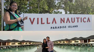 Villa Nautica Resort|Paradise Island Resort,Maldives complete tour|Water Villa vs Beach Villa review