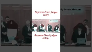JUDGE🧑‍⚖️ENTRY👿OF SUPREME🧑‍⚖️COURT👿👿👿👿#llb #law #students #shorts @mydreamadvocate2752