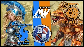 Imperial Nobility vs Lizardmen - Mischief Cup Round 1 - Blood Bowl