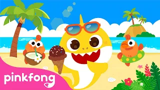 🌞 Bayi Hiu di Musim Panas | Baby Shark in Summer Time | Nyanyi sama Baby Shark | Pinkfong Baby Shark