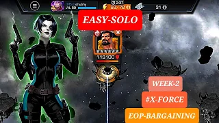 Eternity of Pain-Bargaining Week-2 |#xfroce| (EASY SOLO) Domino Destroy Kraven ||Mcoc||