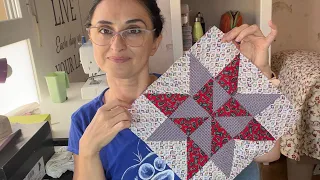 ✅Tutorial :Patchwork fácil👌bloqué “estrella “diy