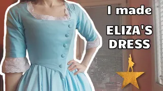 I Made Eliza Costume for Halloween │ Hamilton Cosplay ⭐️