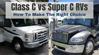 Class C vs Super C RVs - Which One Is Best To Choose?