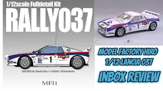 Model Factory Hiro Full Detail 1/12 Lancia 037 - In Box Review