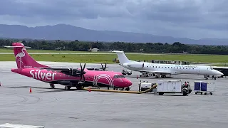 AVIONES SE PREPARAN PARA OPERAR EN EL AEROPUERTO INTERNACIONAL DEL CIBAO | #airport #plane #flight