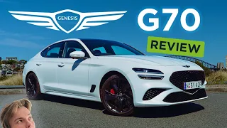 2021 Genesis G70 Sport Review | 0-100km/h in 4.7 seconds | Better than a BMW 340i XDrive?