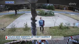 Woman caught on camera stealing package from Shreveport home