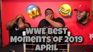 WWE Best Moves of 2019 - April (REACTION) 😂😱