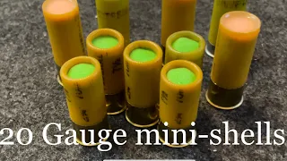 20 Gauge mini shells. A fun project in reloading shotgun shells. Pointless? Or cool? @taofledermaus