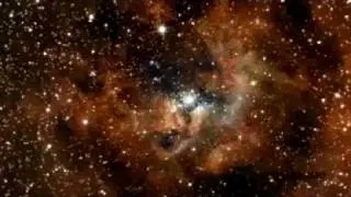 NGC 3603, Giant H II region, zoom into
