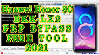 Huawei Honor 8C BKK-LX2 8.2.0 FRP Bypass Latest Security With Free Tool Without Box/ Dongle 2021
