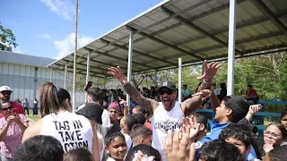 WWE Superstars support the San Juan community during Backlash Week