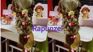 Rapunzel Hair Tutorial || Rapunzels Flower Braid