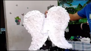 DIY Angel Wings Costume for kids how to make angel wings | Simple Ideas in making Wings