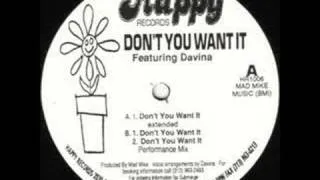 Davina - Don't You Want It (Extended)