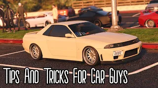 Tips, Tricks And Glitches For Car Guys In GTA 5 Online | Tips For Car Guys