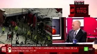 Al Rojo Vivo - Gómez Bermúdez: "Dicen que la sentencia del 11M me ha pasado factura"