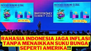 Rahasia Indonesia Jaga Inflasi Tanpa Menaikkan Suku Bunga Seperti Amerika | Investor Daily Summit