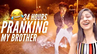 PRANKING MY BROTHER for 24 Hours | Rimorav Vlogs