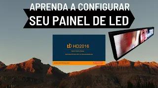 Como Configurar  HD2016 para Painel de Led  Letreiro RGB