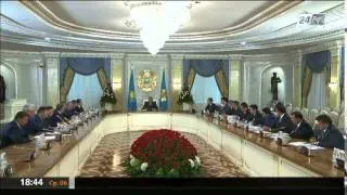Президент Казахстана провел совещание с участием акимов областей