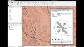 Extracting geological faults and orientation representation in QGIS with GeoTrace - Tutorial