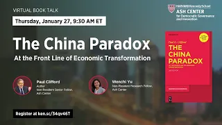 Book Talk -  The China Paradox: At the Front Line of Economic Transformation