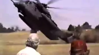 Sikorsky HH-53B Pave Low  - tail strike accident, Vance AFB, Oklahoma 1996 (later conv. to MH-53)