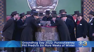 Punxsutawney Phil Predicts 6 More Weeks Of Winter After Seeing Shadow