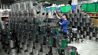 Process of making a commercial vacuum cleaner. Korea’s best vacuum cleaner mass production factory