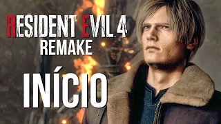 RESIDENT EVIL 4 REMAKE - O INÍCIO de GAMEPLAY Dublado e Legendado em Português PT-BR | MODO INTENSO