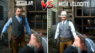 This is why I always prefer High Velocity Ammo - Red Dead Redemption 2