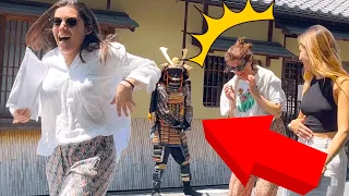 #7 SAMURAI Mannequin Prank in Kyoto Japan