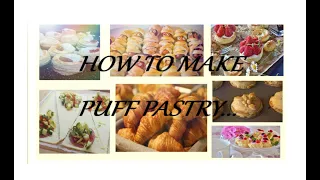 EASY Puff Pastry Recipe