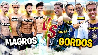 A BATALHA ÉPICA DO FUTEBOL! (GORDOS vs MAGROS) *DESAFIO 3 EM 1*