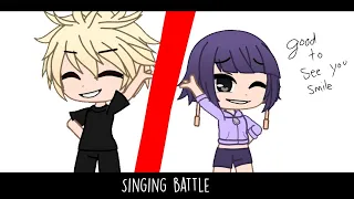 Singing Battle| Bakugou vs. Jirou|MHA|Dust till dawn remix