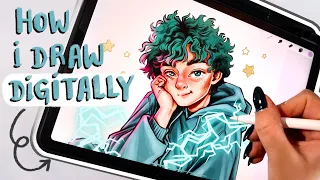 Full Digital Drawing Process // Procreate Tutorial