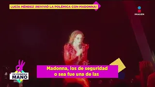 ¡Lucía Méndez da NUEVA VERSIÓN de su PELEA con Madonna! | De Primera Mano