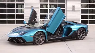 Lamborghini Aventador Ultimae Roadster - Blu Uranus