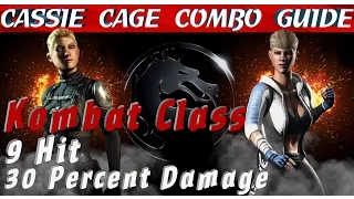 Mortal Kombat X: Cassie Cage Combo (Complete Slow-Mo Breakdown) & Brutality!