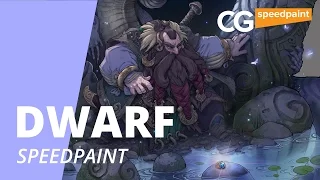 Speed Painting Dwarf Trouvaille. Рисуем иллюстрацию. CG Speedpaint