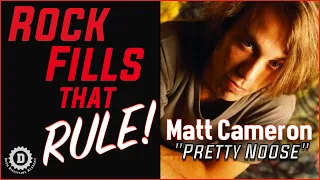 MATT CAMERON "Pretty Noose" Drum Lesson-Rock Fills That RULE!//Drum Discipline Academy