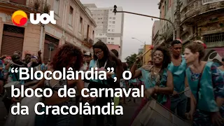 Bloco de carnaval desfila pela Cracolândia com bateria composta por dependentes químicos