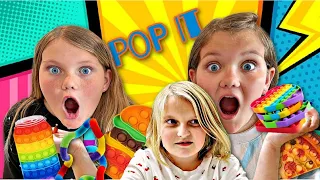 POP IT FIDGETS for 24 HOURS! Trading with the SOTY Sisters