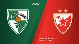 Zalgiris Kaunas - Crvena Zvezda mts Belgrade Highlights | EuroLeague, RS Round 10