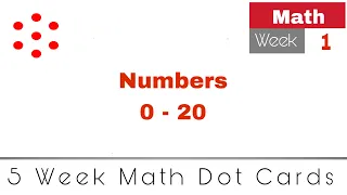 Learn Numbers 0 - 20 | Math dot cards | Kids flash cards