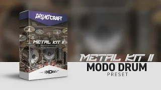 MODO Drum Preset | #𝐃𝐑𝐔𝐌𝐒𝐂𝐑𝐀𝐅𝐓 Metal Kit II