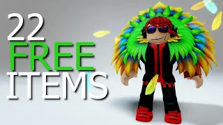 22 FREE ROBLOX ITEMS 😱😳 2023